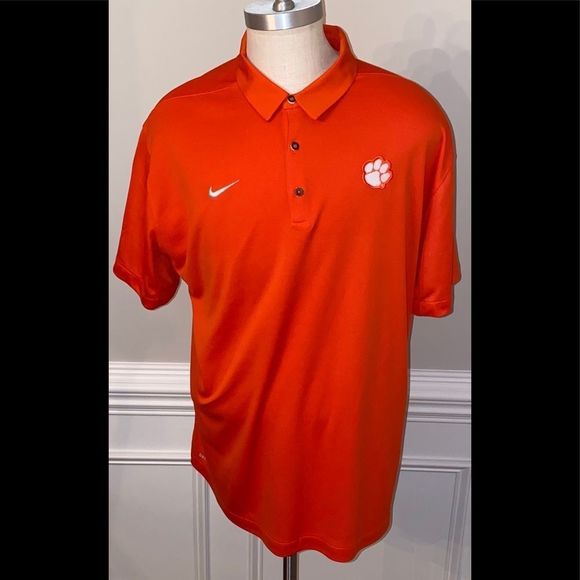 COPY - Men's Clemson Tigers Performance Polo SZ 2XL - Picture 1 of 8